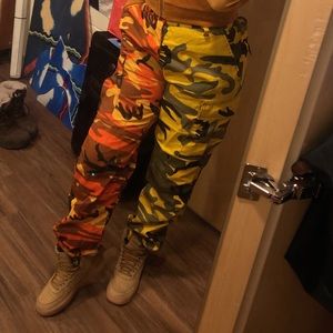 Two tone camo pants